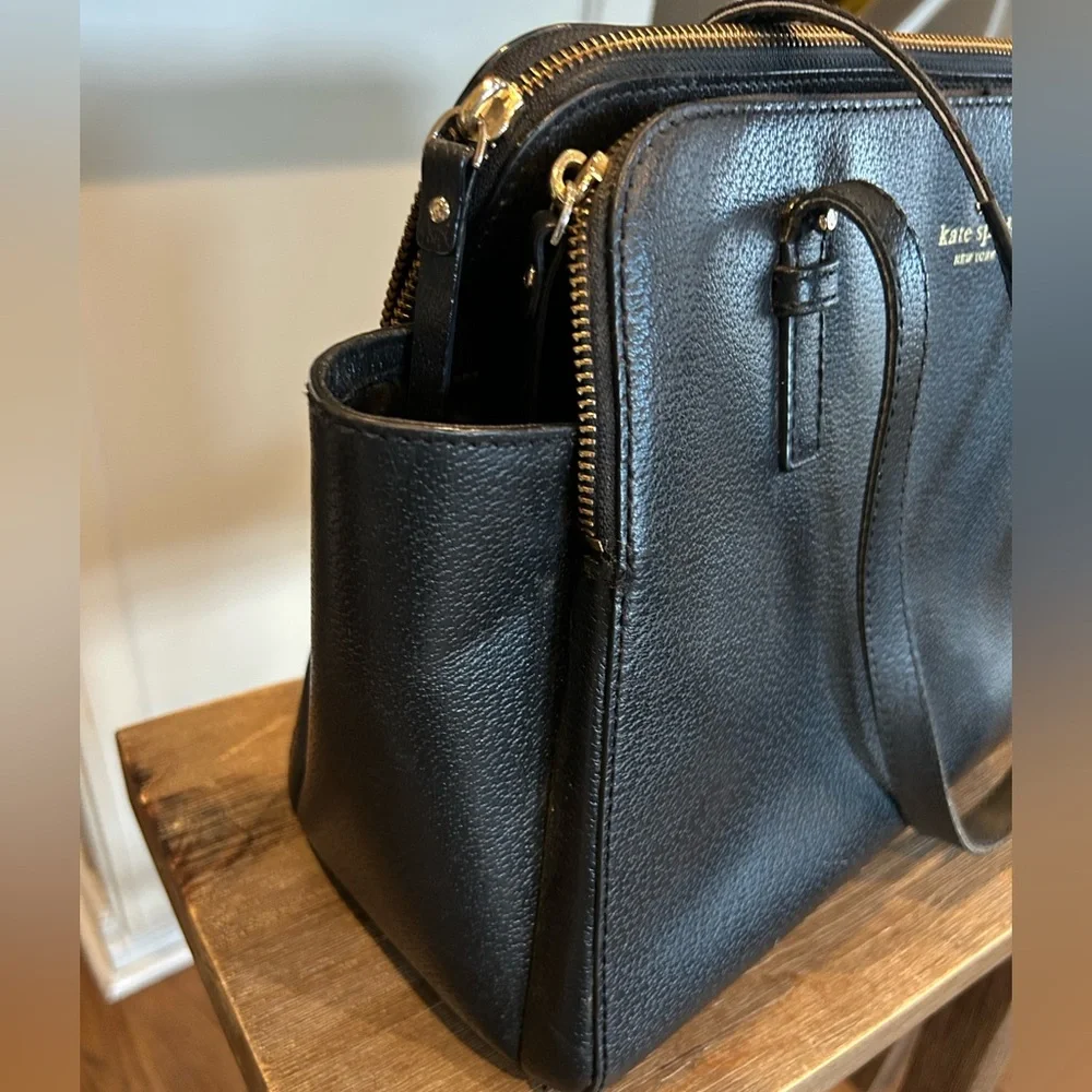 Kate spade Lydia grand street large tote satchel pebbled leather